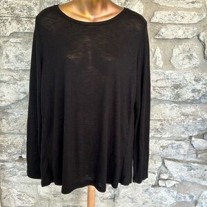 Knit Top with lace insert